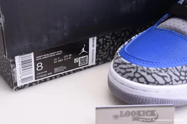 Official Maikesneakers Royal' Jordan CT8532 400 - Air 'Varsity 3 Retro 0507
